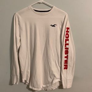 Mens Hollister Long Sleeve Graphic Tshirt
